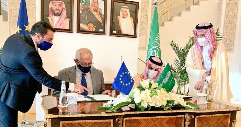 توقيع اتفاق تعاون بين السعودية والاتحاد الأوروبي
