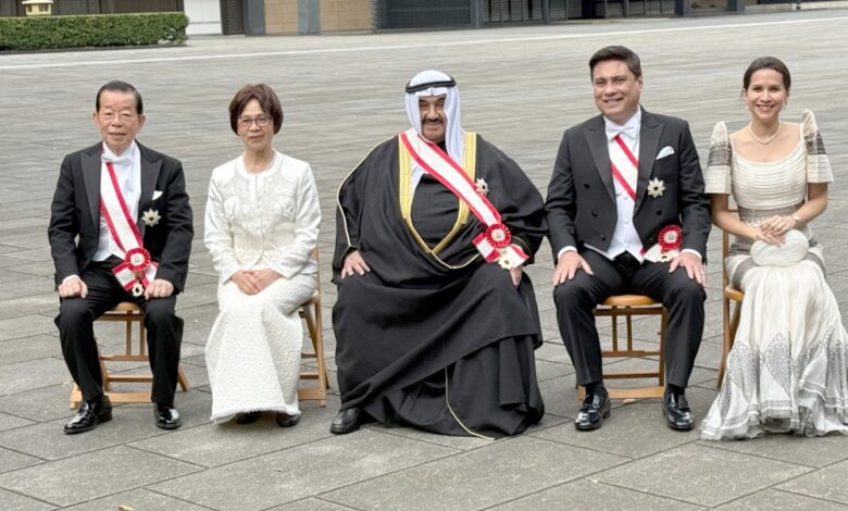 المحمد: أهدي إلى الأمير «الوشاح الأكبر لوسام الشمس المشرقة»